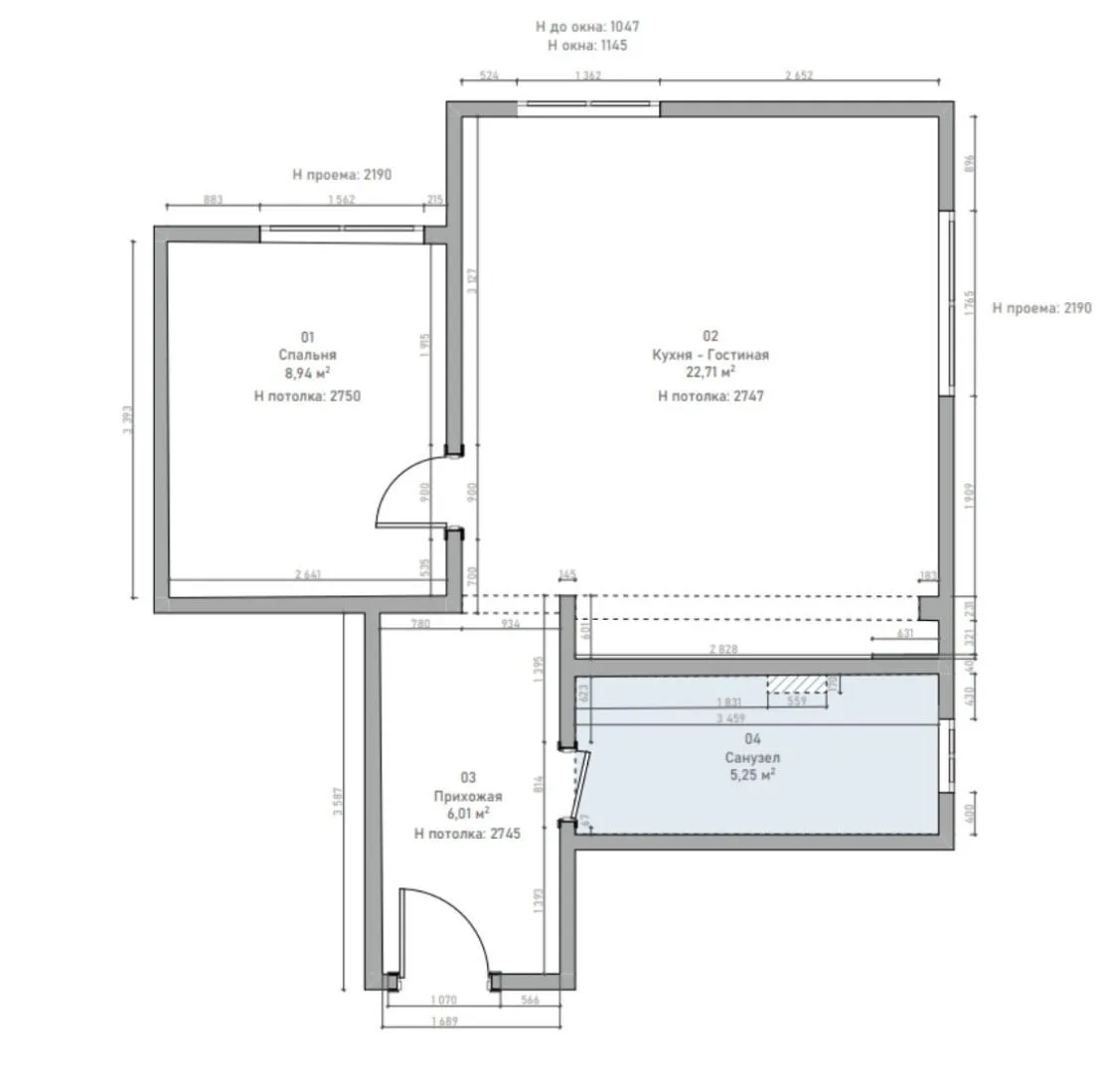 A flat that feels like a holiday – plan 1