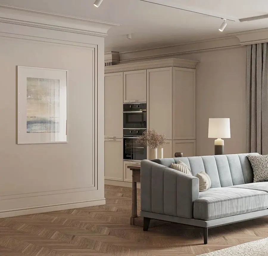 An elegant two-bedroom apartment – visualisation 5