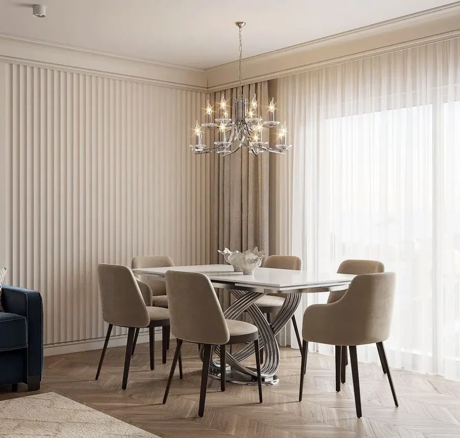 An elegant two-bedroom apartment – visualisation 12