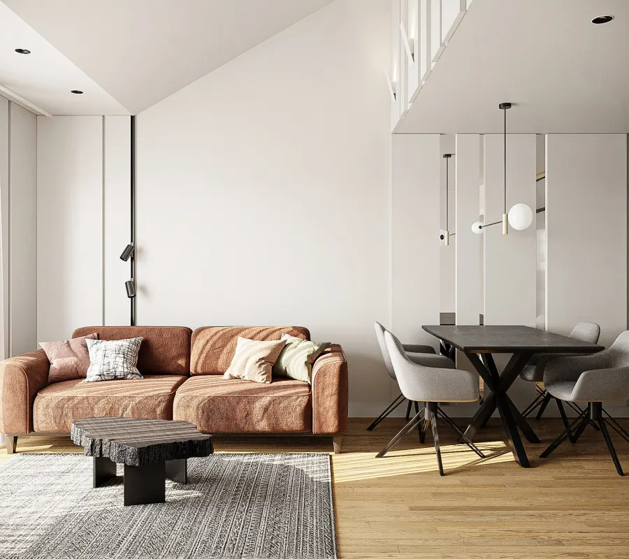 A two-level apartment – visualisation 1