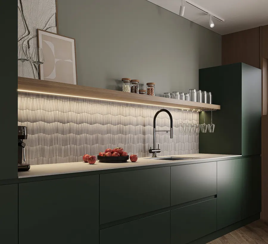 A home gym with a relaxation area – visualisation 16