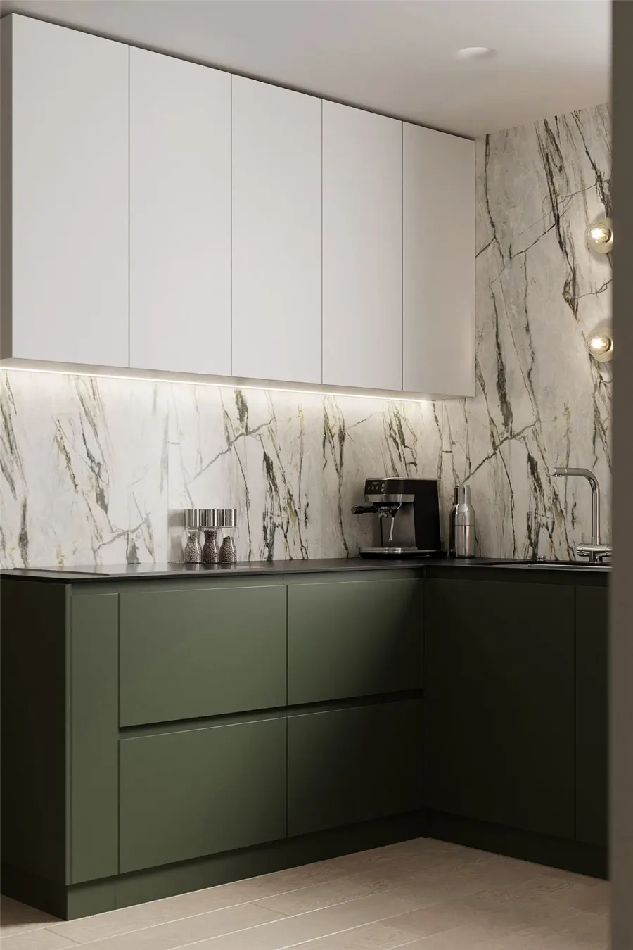 Forest motifs in a modern apartment – visualisation 8