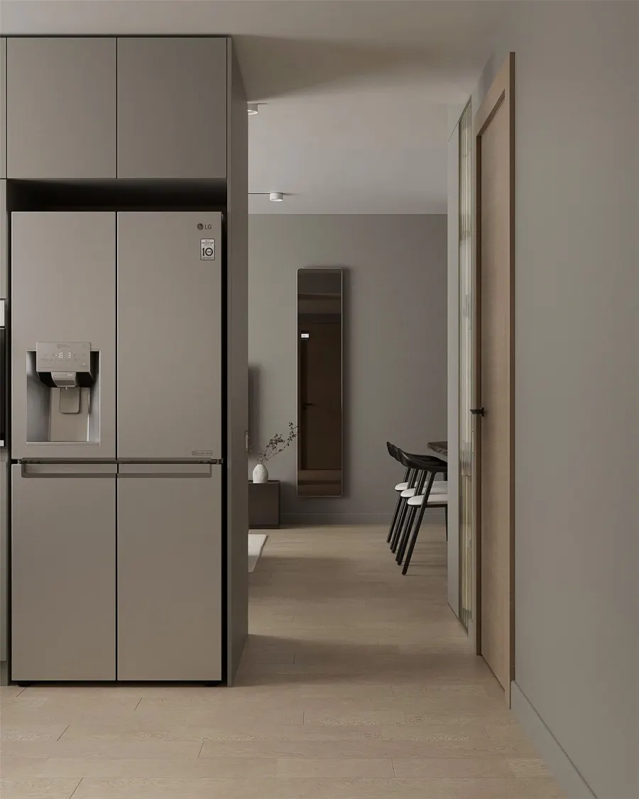 Forest motifs in a modern apartment – visualisation 10