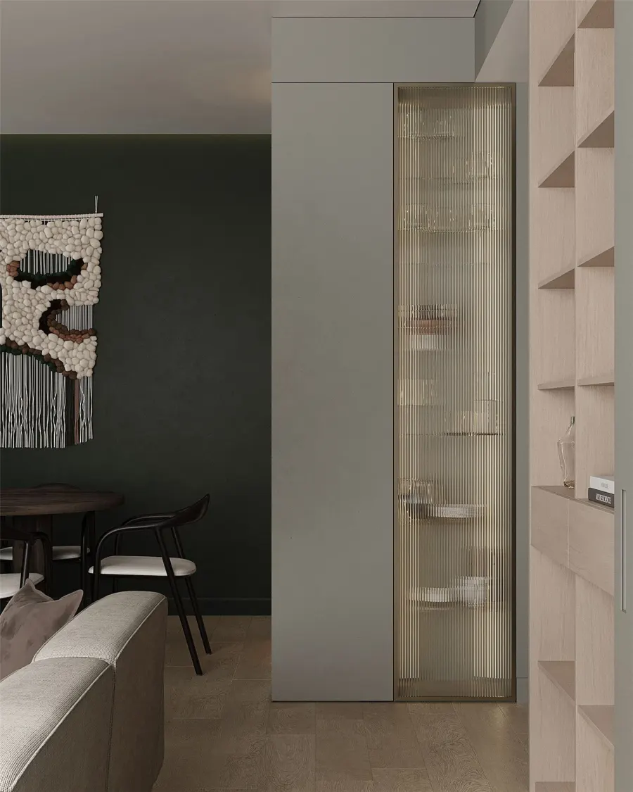 Forest motifs in a modern apartment – visualisation 12