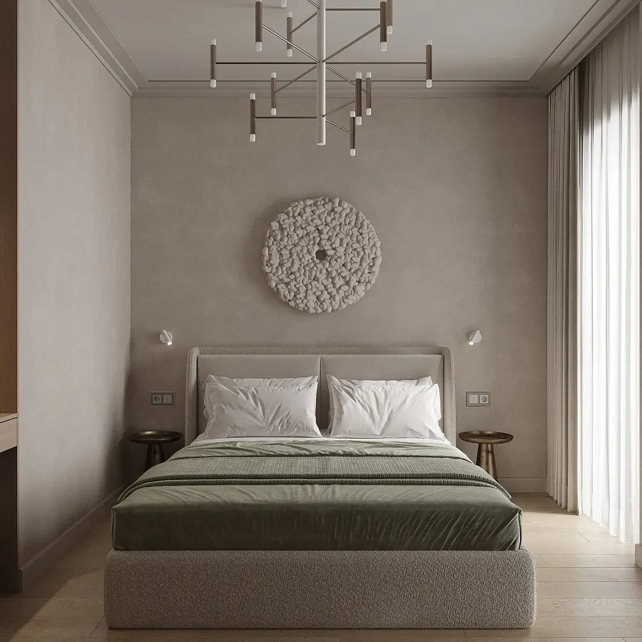 Forest motifs in a modern apartment – visualisation 13