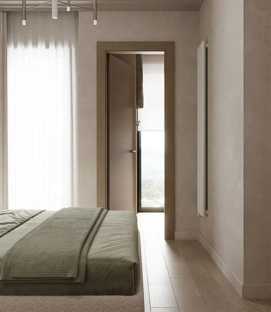 Forest motifs in a modern apartment – visualisation 16