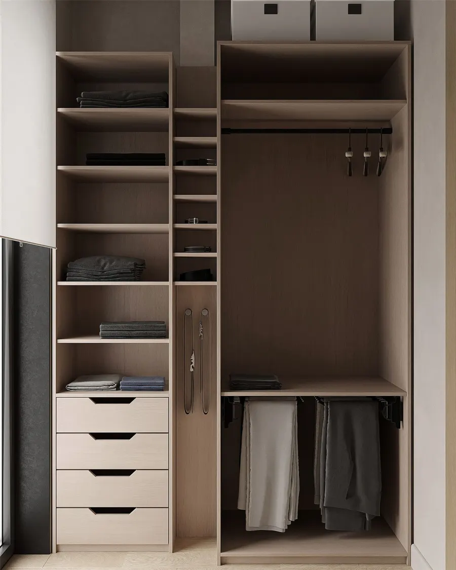 Forest motifs in a modern apartment – visualisation 17