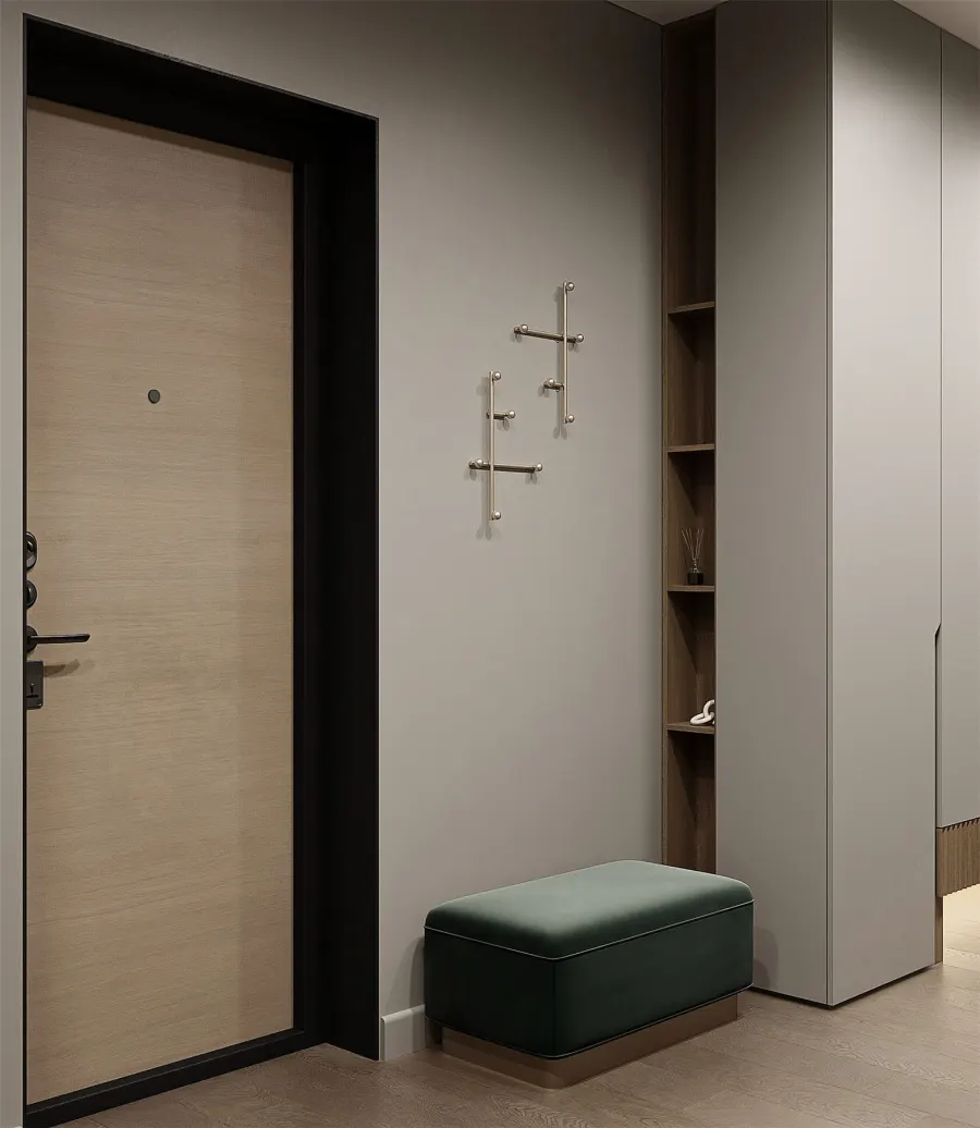 Forest motifs in a modern apartment – visualisation 19