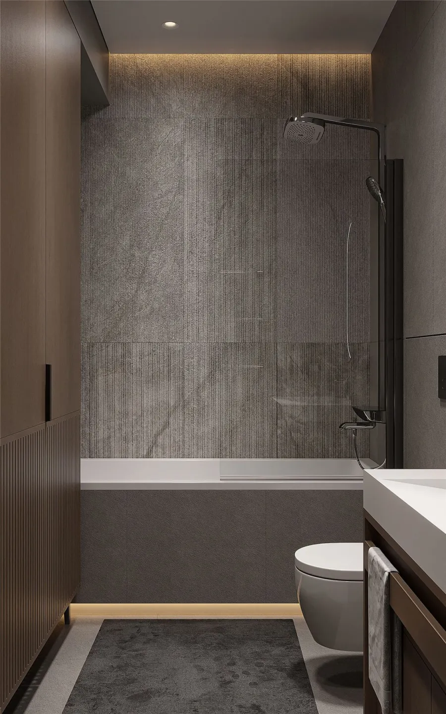 Forest motifs in a modern apartment – visualisation 24