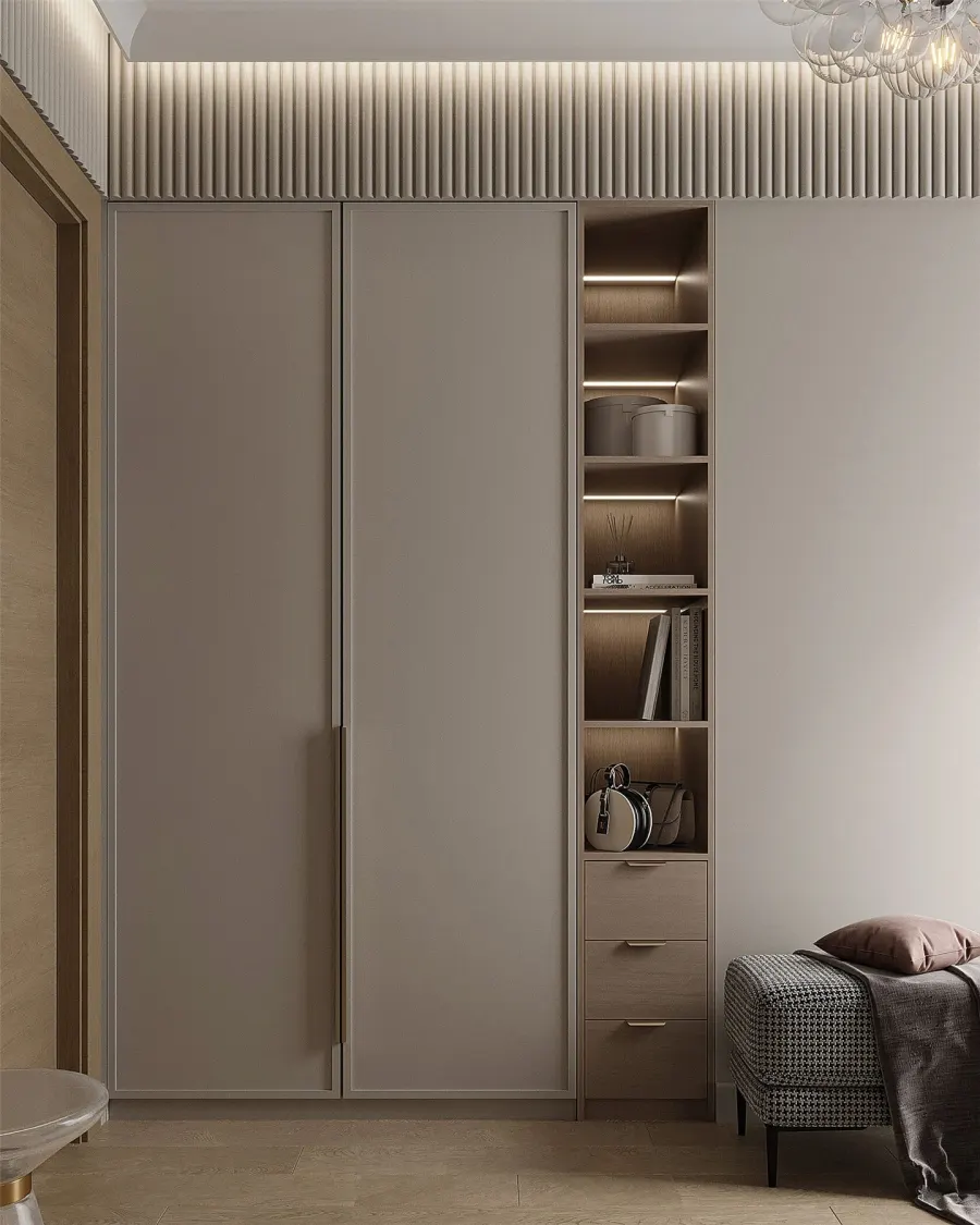 Forest motifs in a modern apartment – visualisation 30