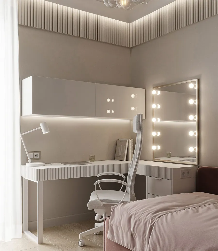 Forest motifs in a modern apartment – visualisation 31