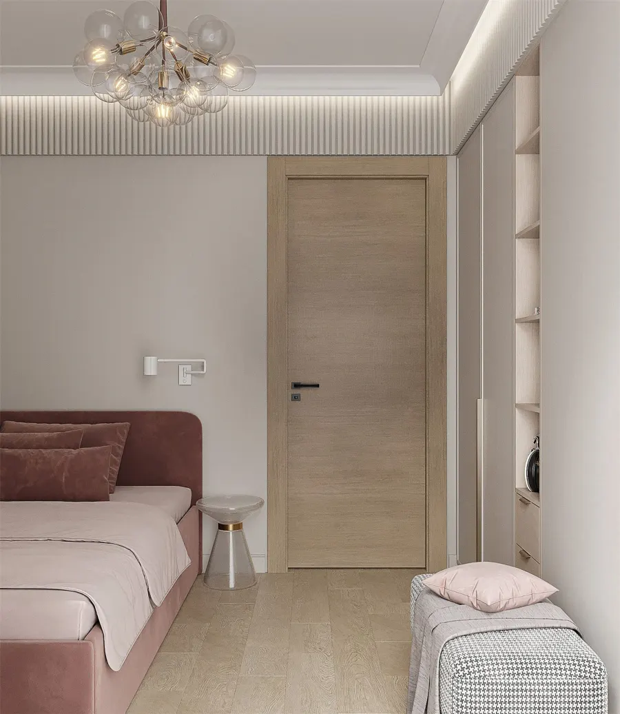 Forest motifs in a modern apartment – visualisation 32